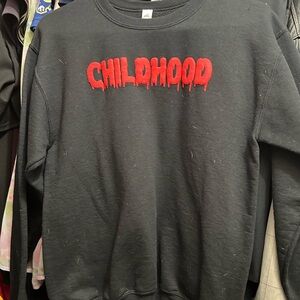 Childhood Black Sweatshirt for Kids